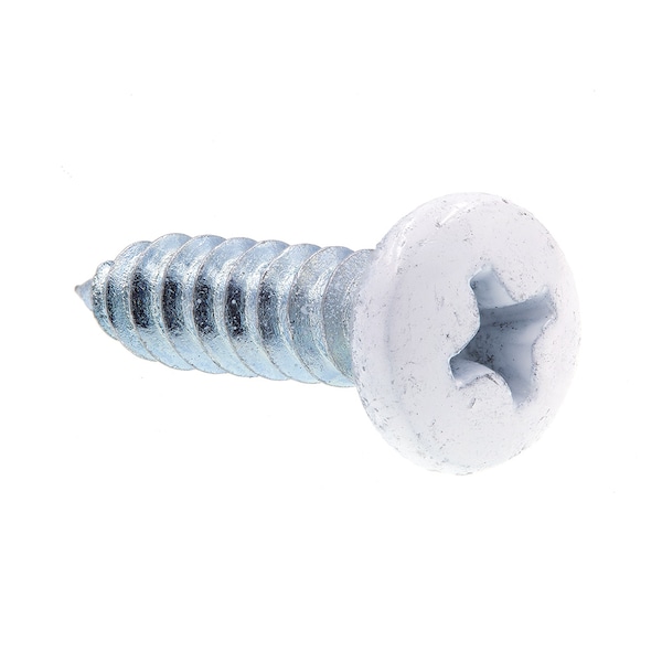 Prime-Line Sheet Metal Screw, S-Tap Pan Head Phil Dr No. 10 X 3/4in Zinc Pl Steel Black Head 25PK 9155231 - main